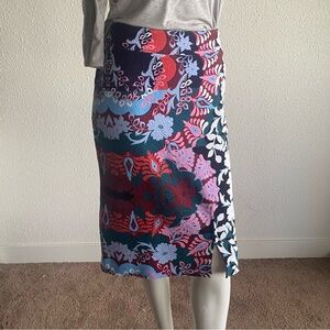Maeve Anthropologie Floral Print Tulip Skirt Size Small